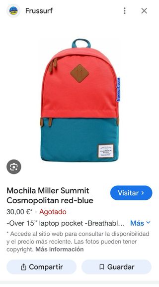 MOCHILA MILLER “SKATE SURF SNOW”