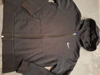 Sudadera Nike negra c/cremallera 147-158cm