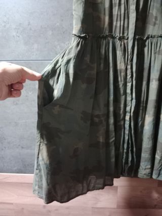 Vestido Clockhouse camuflaje talla 40