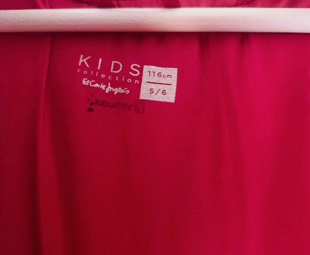 CHAQUETÓN SIN MANGAS NIÑA ROSA