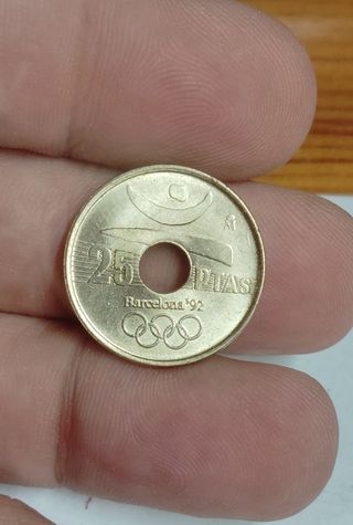 25 PESETAS 1990