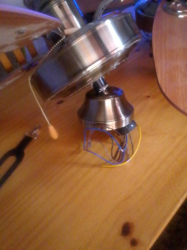 2 Ventiladores techo madera