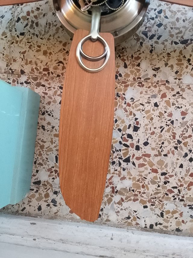 2 Ventiladores techo madera
