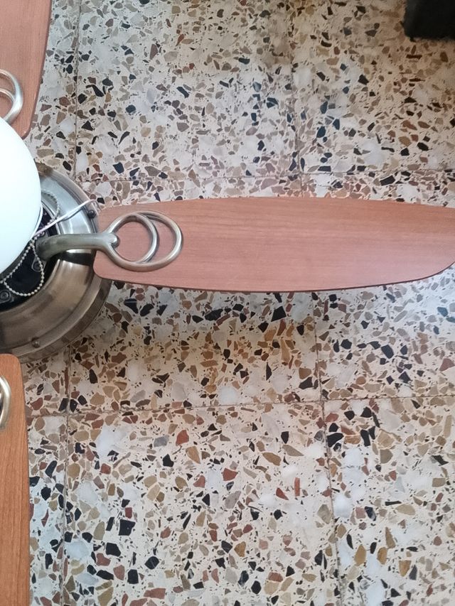 2 Ventiladores techo madera