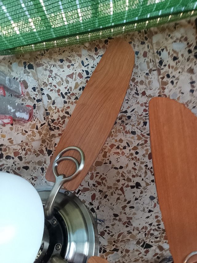 2 Ventiladores techo madera