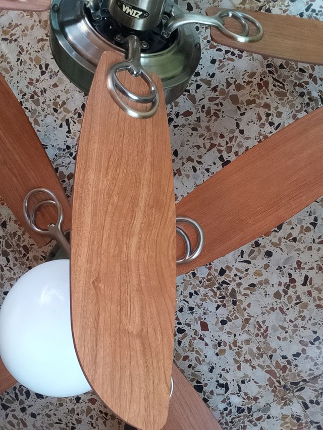 2 Ventiladores techo madera