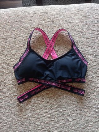 Bikini negro y rosa PARADISE