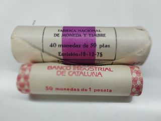 2 Rollos Monedas  mundial España 1982