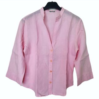 Camicia rosa in Ramiè 