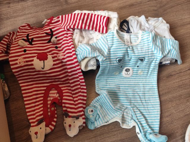 Ropa recién nacido: 29 prendas + 20 bodies. LOTE 3