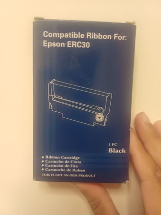Cinta Epson ERC30 - Negra