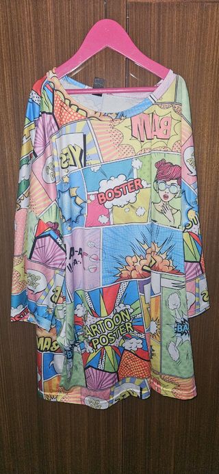 Camiseta manga 3/4 multicolor