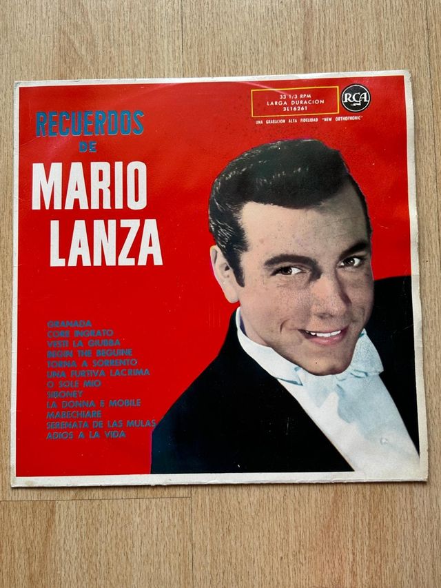 LP Recuerdos de Mario Lanza