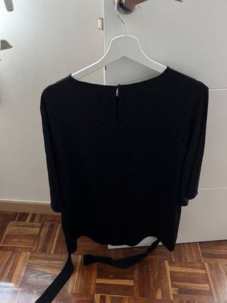 Blusa negra Violeta by Mango - XL