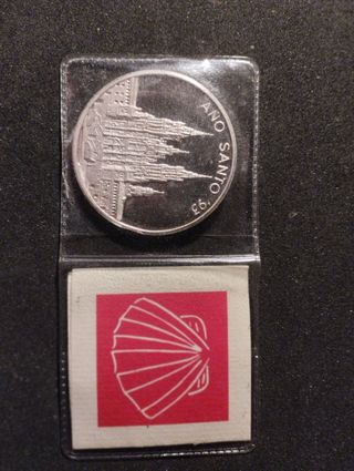 1 Moneda Plata Año Santo 1993
