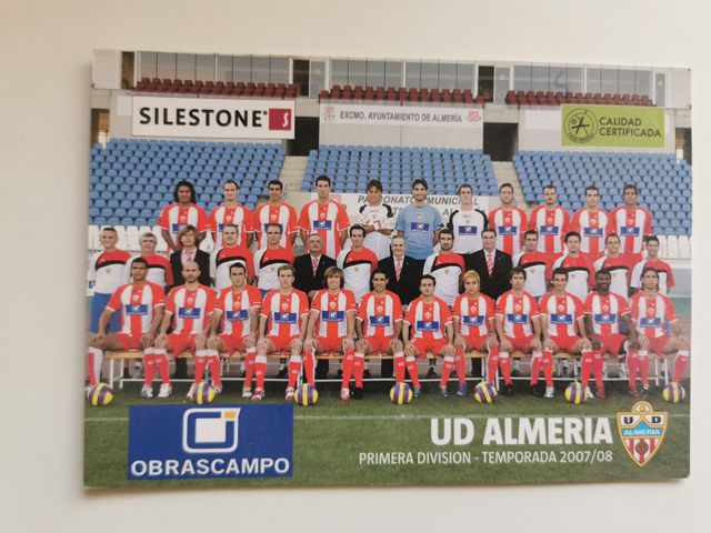 Tarjetas del U. D. Almería 
