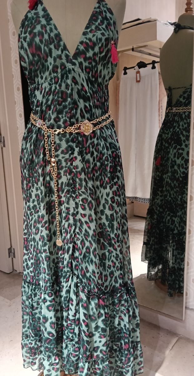 Vestido estampado leopardo - Talla única
