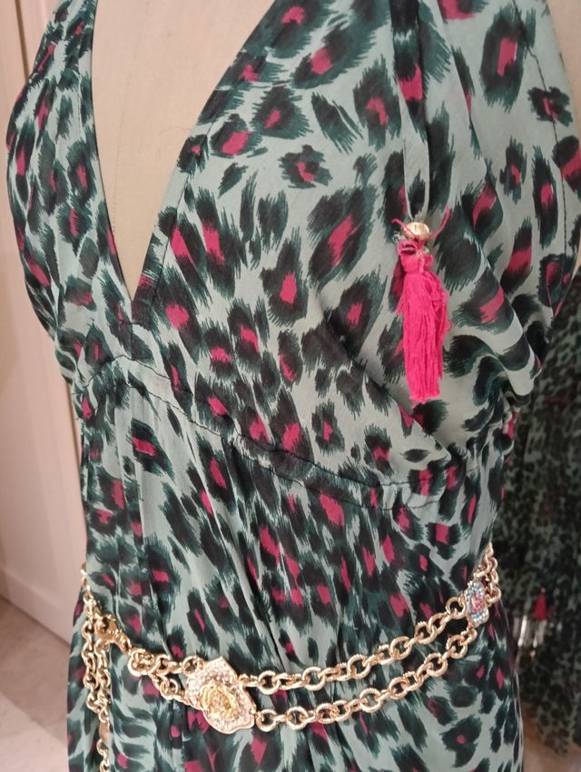 Vestido estampado leopardo - Talla única
