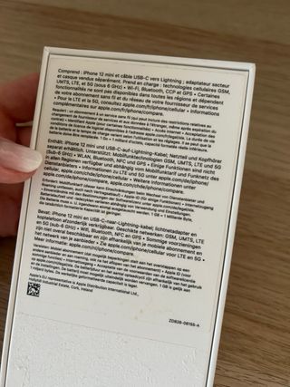 iPhone 12 mini - Caja