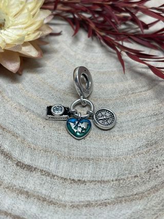 ✨Charm Brújula, cámara, mundo corazón