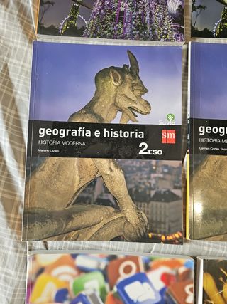 Pack 10 libros Texto 2o ESO editorial SM