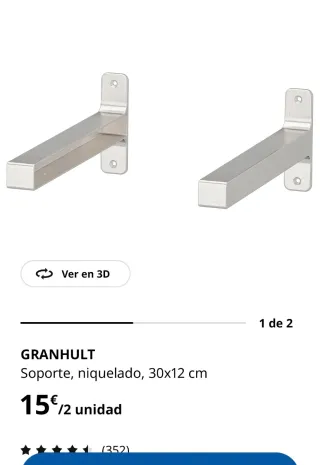 FENOMENAL PRECIO!!!! Estantes blancos con soportes