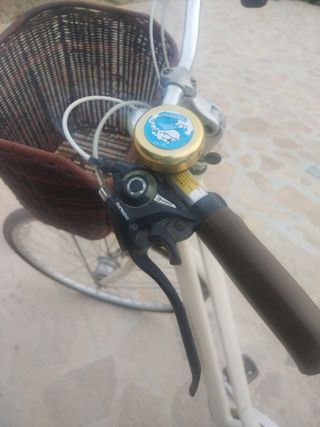 Bicicleta clásica blanca