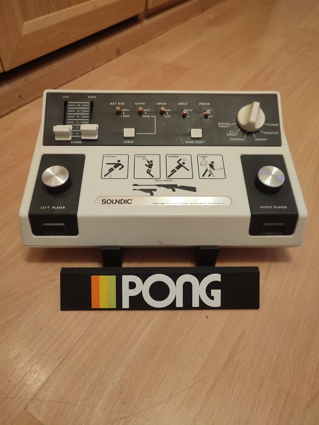 Expositor para consola Pong de Soundic