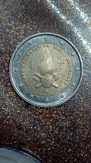 2€ commemorativo Vigili del Fuoco 2020