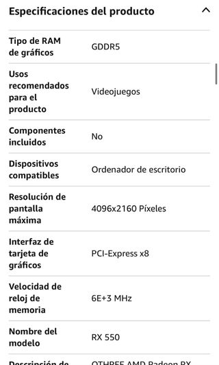QTHREE Radeon RX 550 - 4GB GDDR5