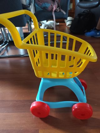 Carrito compra juguete niño