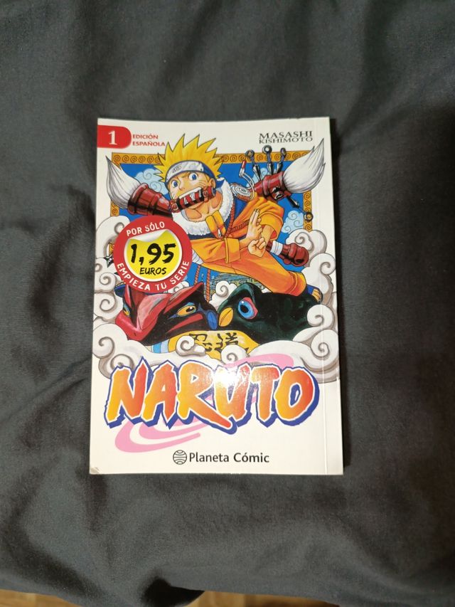 Tomos 1,3,4 y 5 del manga NARUTO
