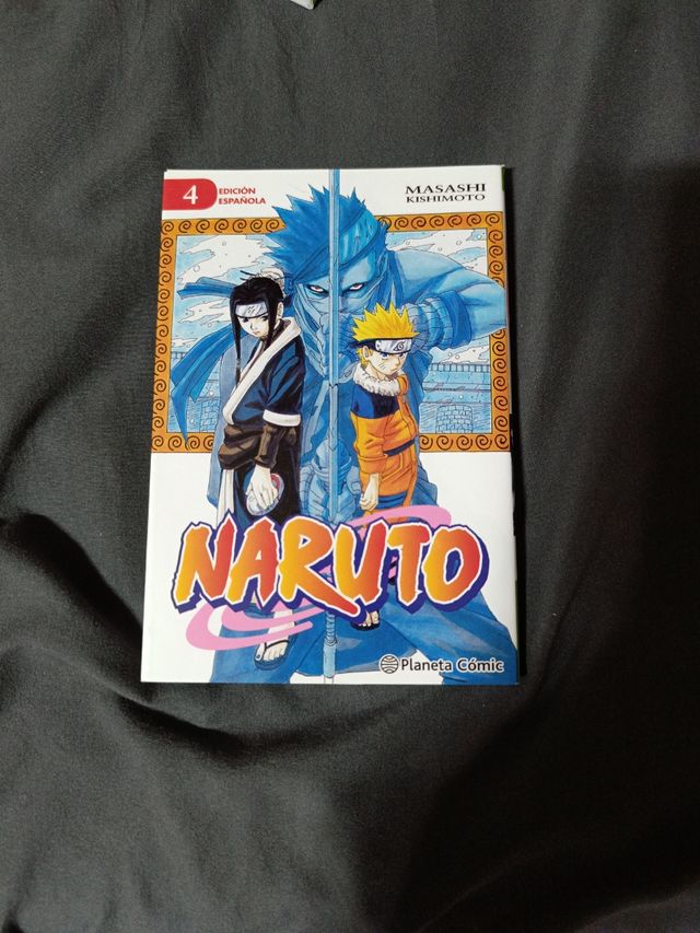 Tomos 1,3,4 y 5 del manga NARUTO