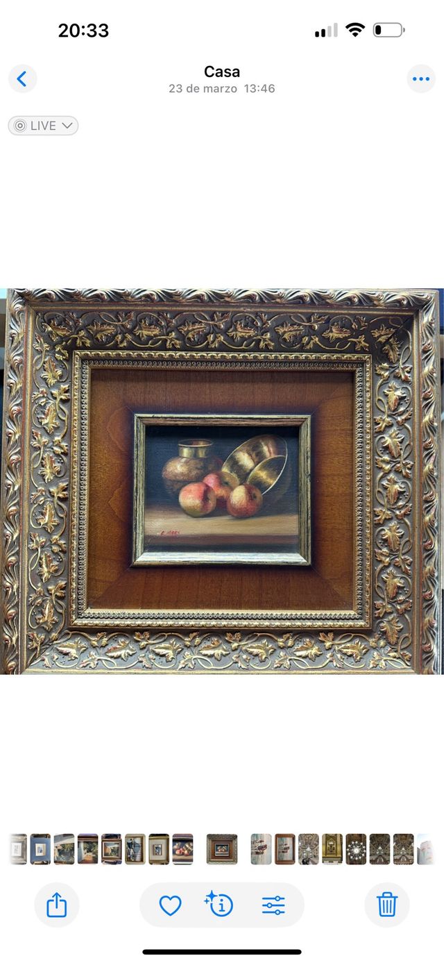 Cuadro Elias Maas - Bodegón miniatura