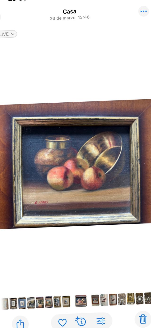 Cuadro Elias Maas - Bodegón miniatura