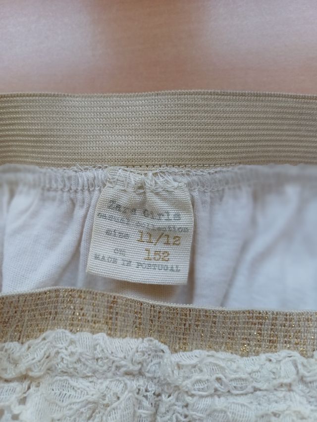 Falda Zara niña encaje 11-12 años