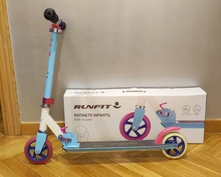 Patinete RunFit plegable azul