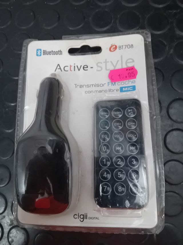 Transmisor FM Bluetooth Coche