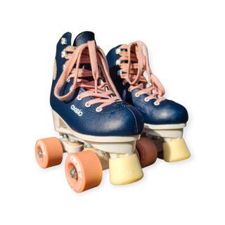 Patins Infantis Oxelo Quad Roller com Bolsa