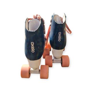 Patins Infantis Oxelo Quad Roller com Bolsa