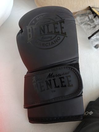 Guantes boxeo Ben Lee negros 16 oz. Black label