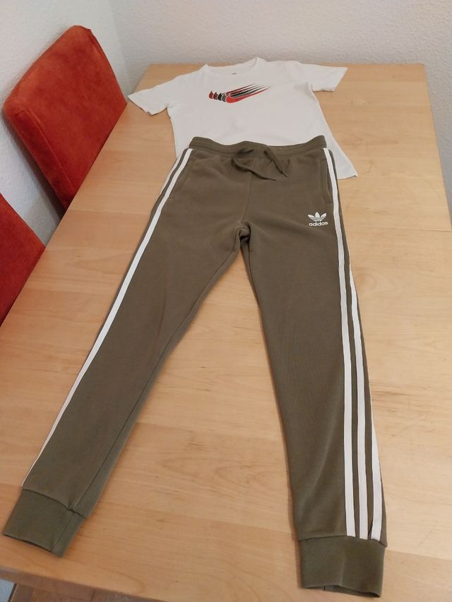 Conjunto Adidas-Nike: Pantalón y Camiseta + Regalo