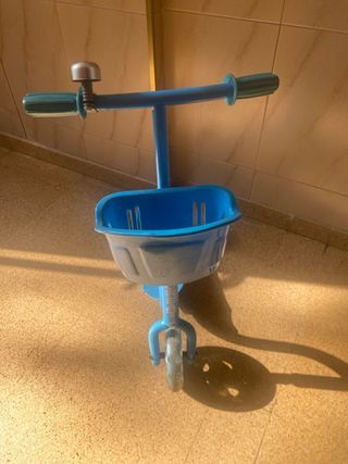 Patinete infantil azul 3 ruedas