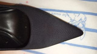 Zapatos Zara negros tacón 36
