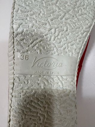 Zapatillas Victoria rojas