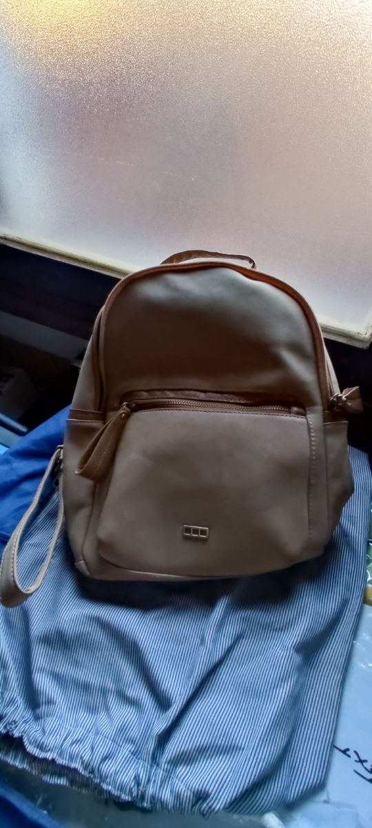 Mochila Misako beige