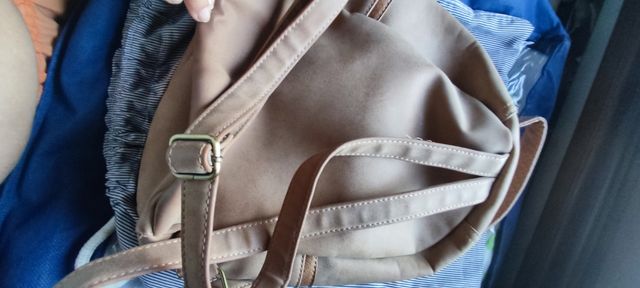 Mochila Misako beige