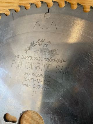 Discos ingletadora encuadradora 
