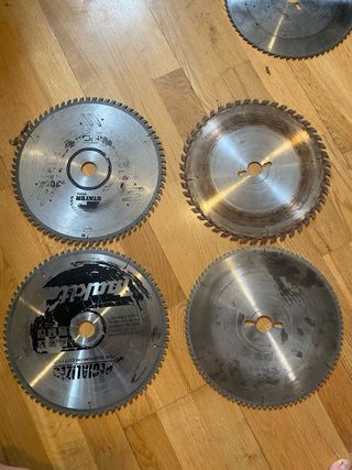 Discos ingletadora encuadradora 