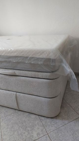 Canapé abatible juvenil color perla, 3 en 1